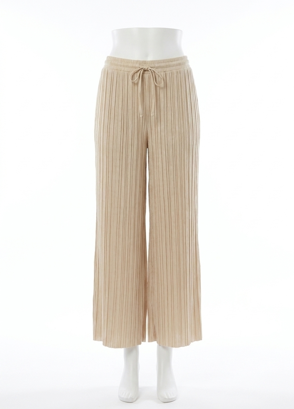 NEW LYSSE the packable pleated palazzo pants in champagne